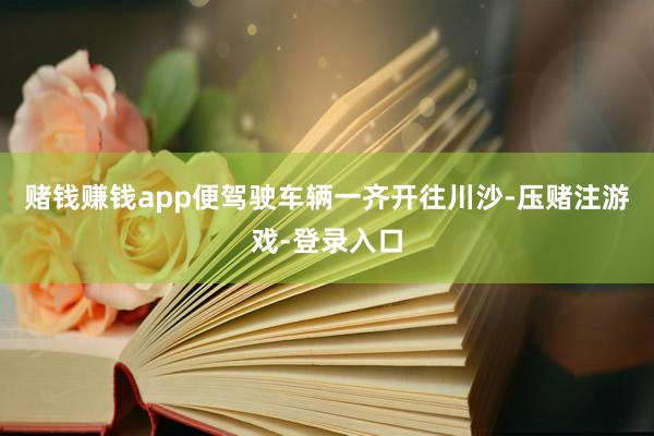 赌钱赚钱app便驾驶车辆一齐开往川沙-压赌注游戏-登录入口