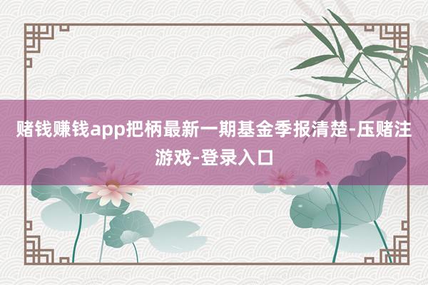 赌钱赚钱app把柄最新一期基金季报清楚-压赌注游戏-登录入口